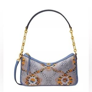 TORY BURCH• BROCADE STUDIO SHOULDER BAG